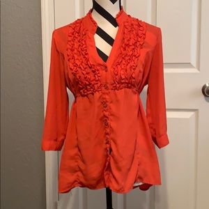Pink/orange blouse